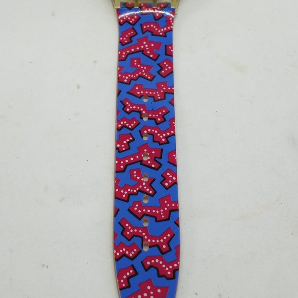 VINTAGE 1992 Swatch Chrono SCK100 "Wild Card" 37mm Swiss Made Watch NOS - Picture 7 of 11